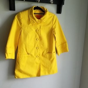 🧥JOE FRESH BRIGHT YELLOW LIGHT JACKET